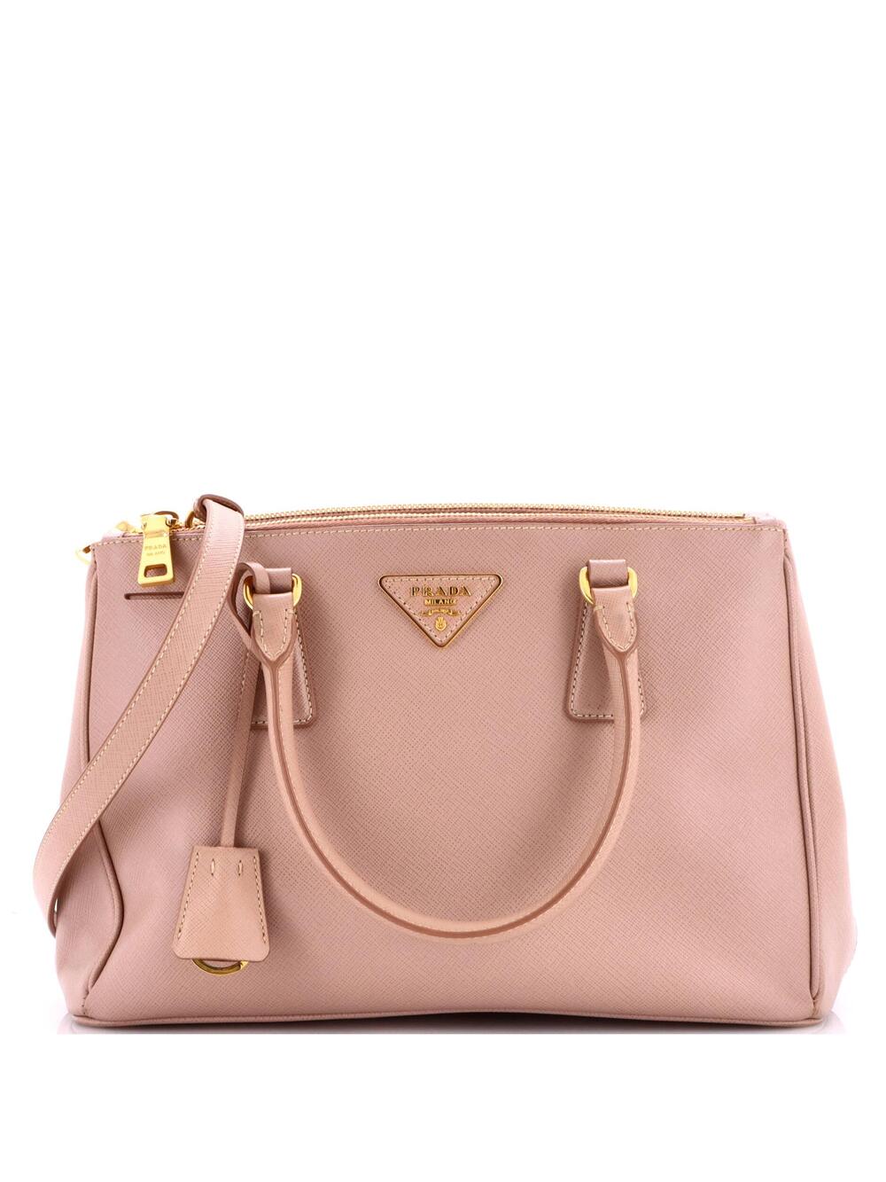 Prada Double Zip Lux Tote Saffiano #370092P10B